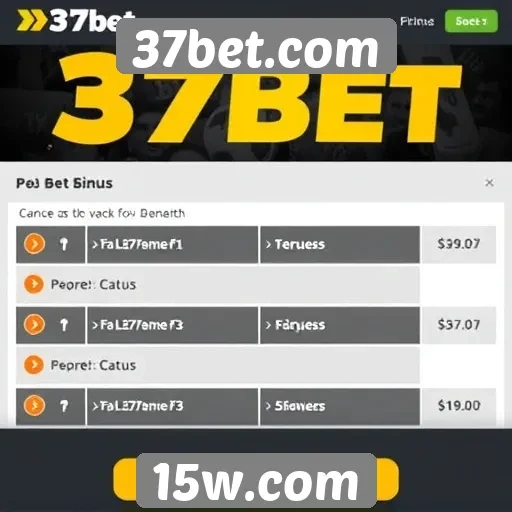 Como funciona o sistema de bônus do 37bet.com